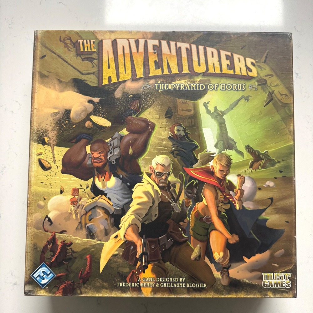 Fantasy Flight The Adventurers Pyramid of Horus Board‎ Game Figs Pre-Painted
